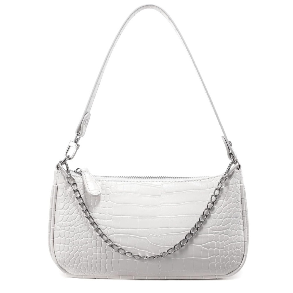 Crocodile Pattern Small Shoulder Purse